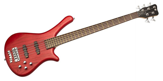 Warwick Rockbass Fortress, 5-String - Burgundy Red Transparent Satin