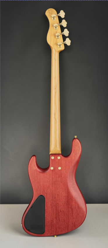 Sadowsky MetroLine 21-Fret Standard J/J Bass, Limited Edition 2023, 4-String, Majestic Red Transparent Satin