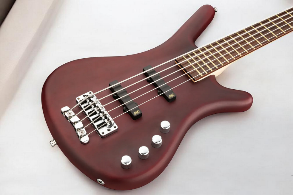 Warwick RockBass Corvette Basic 5-String Burgundy Red Transparent Satin