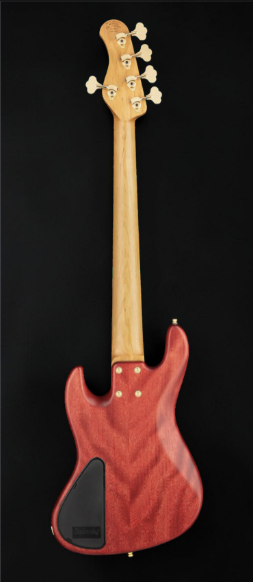 Sadowsky MetroLine 21-Fret Standard J/J Bass, Limited Edition 2023, 5-String, Majestic Red Transparent Satin