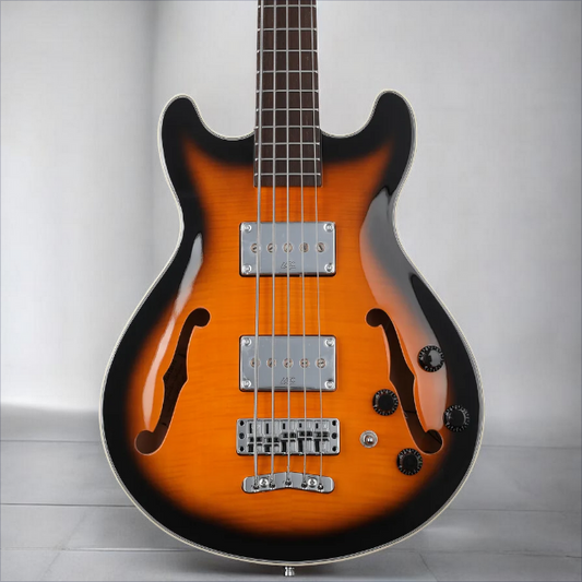 Warwick RockBass Star Bass, 5-String - Vintage Sunburst Transparent High Polish