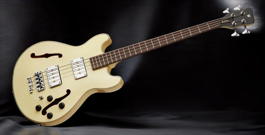 Warwick RockBass Star Bass, 4-String - Solid Creme White High Polish