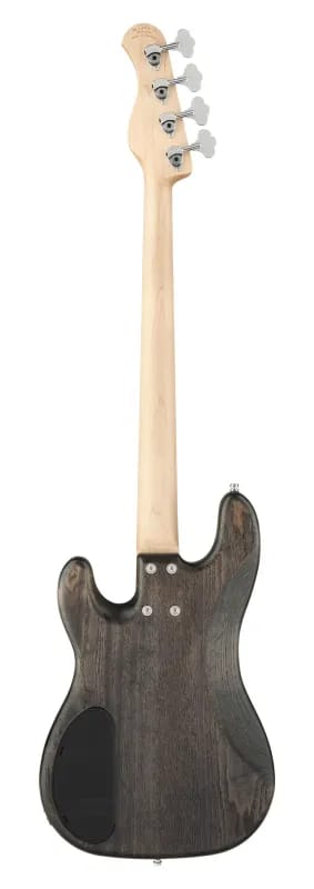 Sadowsky MetroLine 21-Fret Hybrid P/J Bass-Swamp Ash Body-4 String-Nirvana Black Transparent Satin