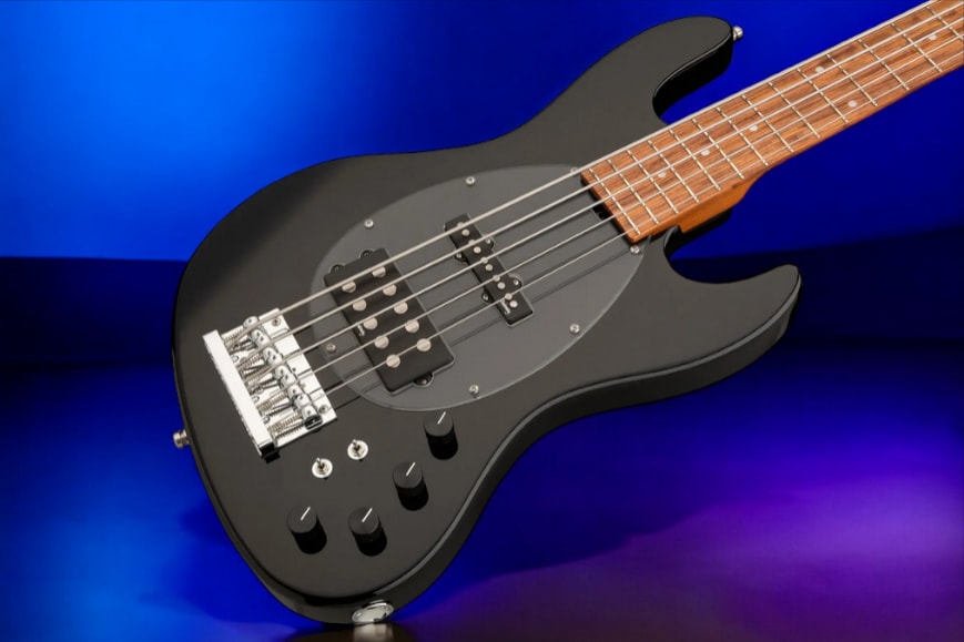Sadowsky MetroExpress 21-Fret Vintage M/J Bass, Morado Fingerboard, 5-String - Solid Black High Polish