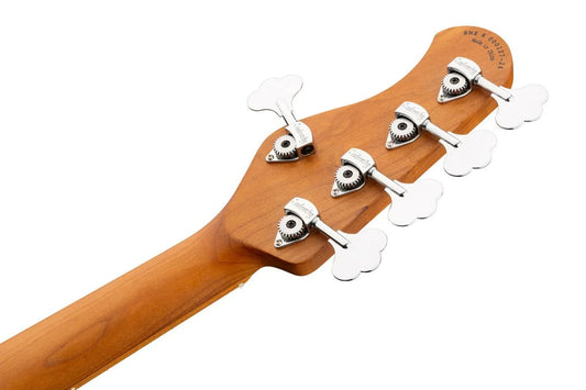 Sadowsky MetroExpress 5-String 24-Fret Modern Bass Roasted Maple Fingerboard 5-String Tobacco Sunburst Transparent High Polish