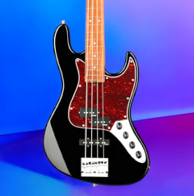 Sadowsky MetroExpress 21-Fret Hybrid P/J Bass, Morado Fingerboard, 4-String - Solid Black High Polish