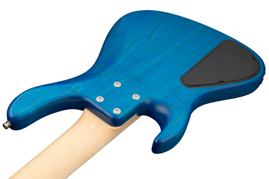 Sadowsky MetroLine 24-Fret Vintage J/J Bass-Swamp Ash Body-5 String-Ocean Blue Transparent Satin