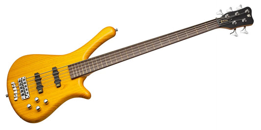 Warwick RockBass Fortress, 5-String - Honey Violin Transparent Satin