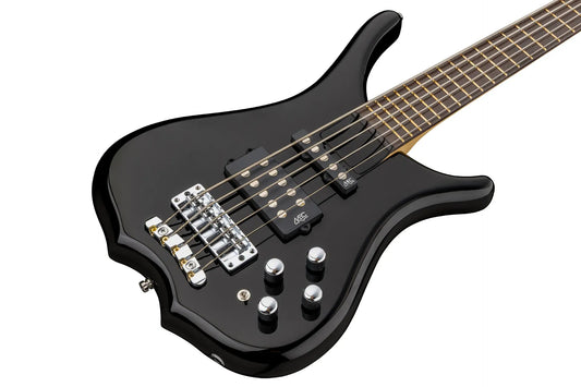 Warwick RockBass Infinity, 5-String - Blackburst Transparent High Polish