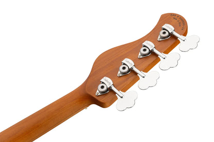 Sadowsky MetroExpress 21-Fret Vintage J/J Bass, Roasted Maple Fingerboard, 4-String - Solid Champagne Metallic High Polish