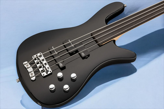 Warwick RockBass Streamer LX 4-String Solid Black High Polish Fretless