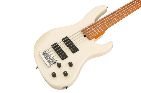 Sadowsky MetroExpress 5-String 24-Fret Modern Bass Roasted Maple Fingerboard 5-String Solid Olympic White