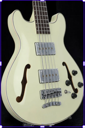 Warwick RockBass Star Bass, 5-String - Solid Creme White High Polish