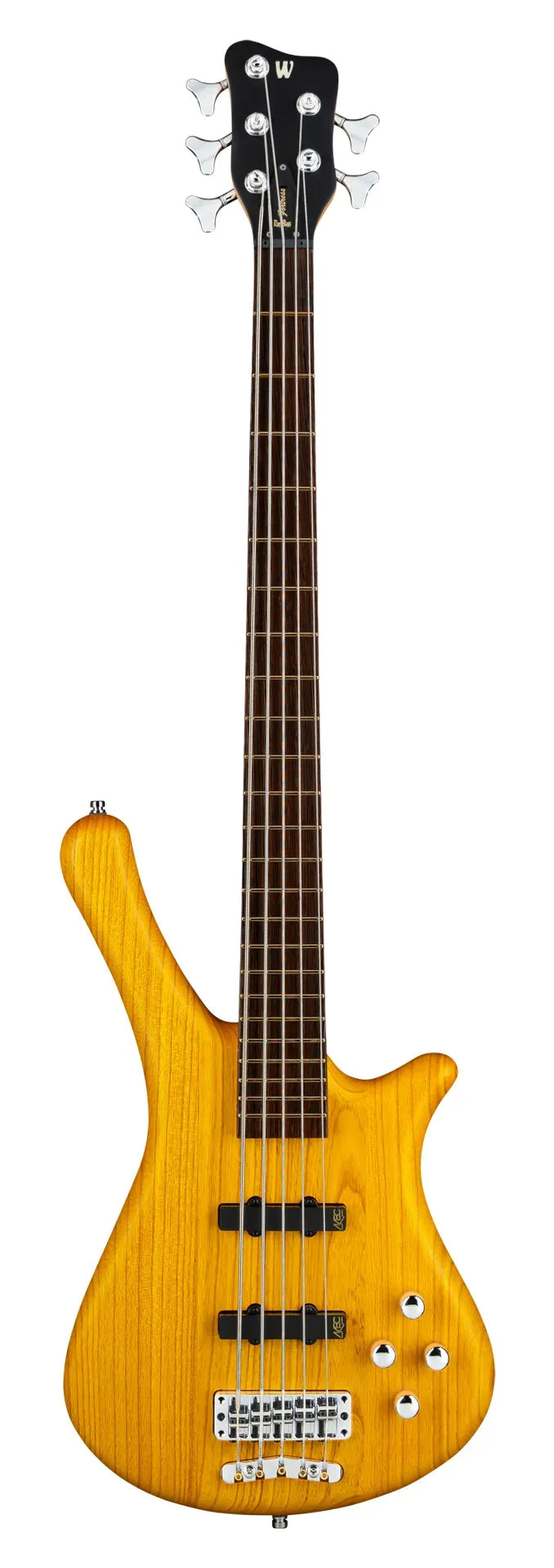 Warwick RockBass Fortress, 5-String - Honey Violin Transparent Satin