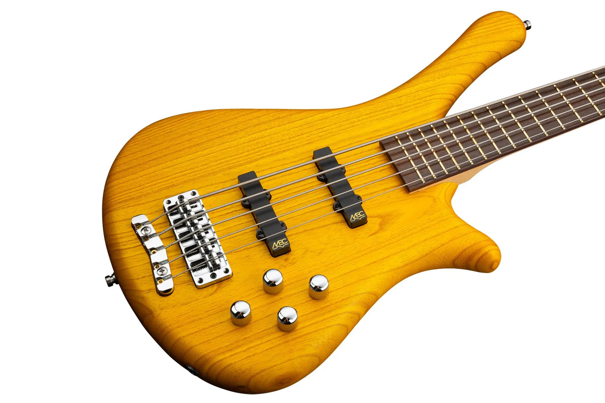 Warwick RockBass Fortress, 5-String - Honey Violin Transparent Satin