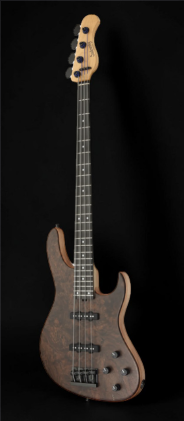 Sadowsky MetroLine 2021 Special Edition 4 String 24-Fret Modern Bass, Natural Transparent Satin
