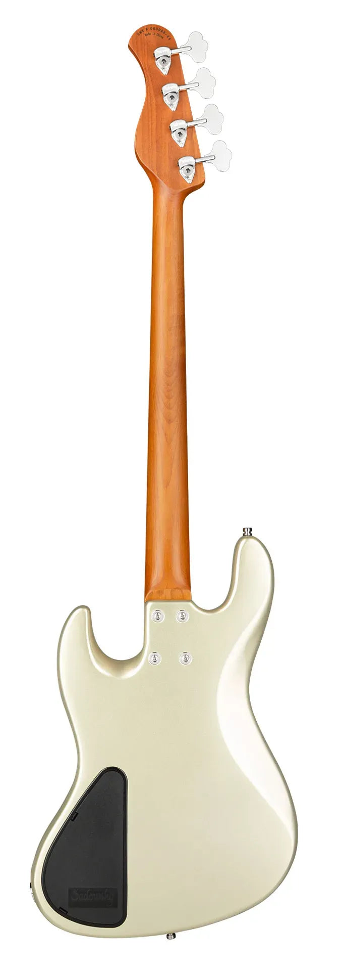 Sadowsky MetroExpress 21-Fret Vintage J/J Bass, Roasted Maple Fingerboard, 4-String - Solid Champagne Metallic High Polish