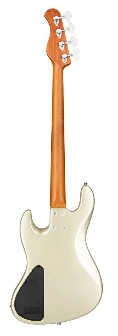 Sadowsky MetroExpress 21-Fret Vintage J/J Bass, Roasted Maple Fingerboard, 4-String - Solid Champagne Metallic High Polish