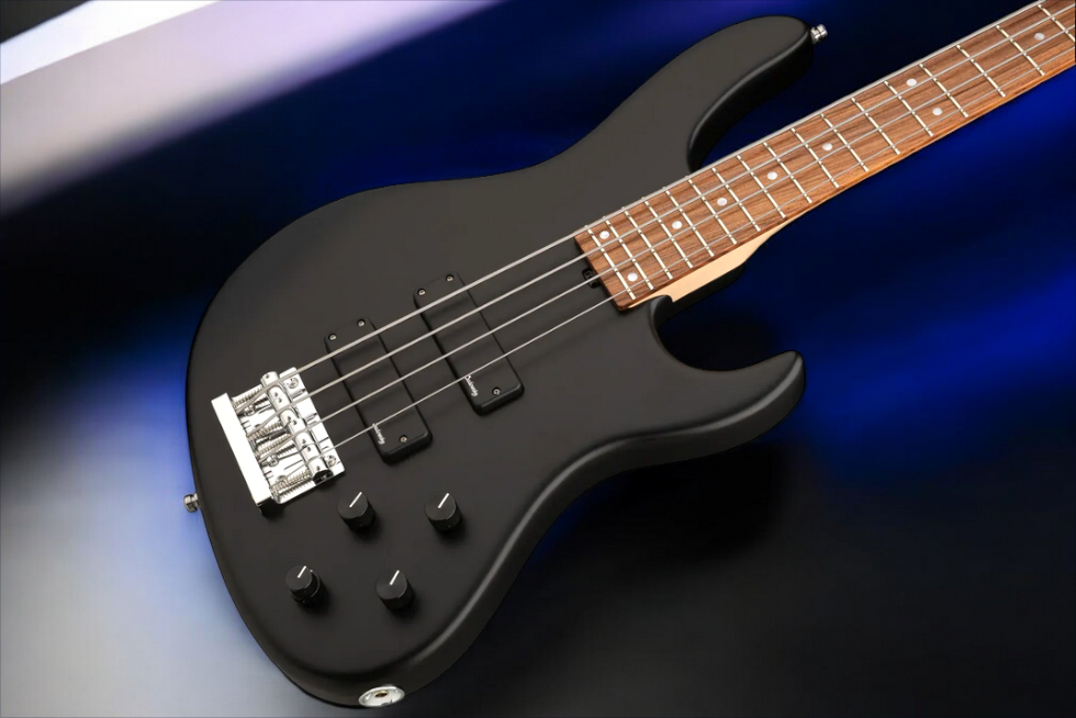 Sadowsky MetroLine 24-Fret Modern Bass-Red Alder Body-4 String-Solid Black Satin
