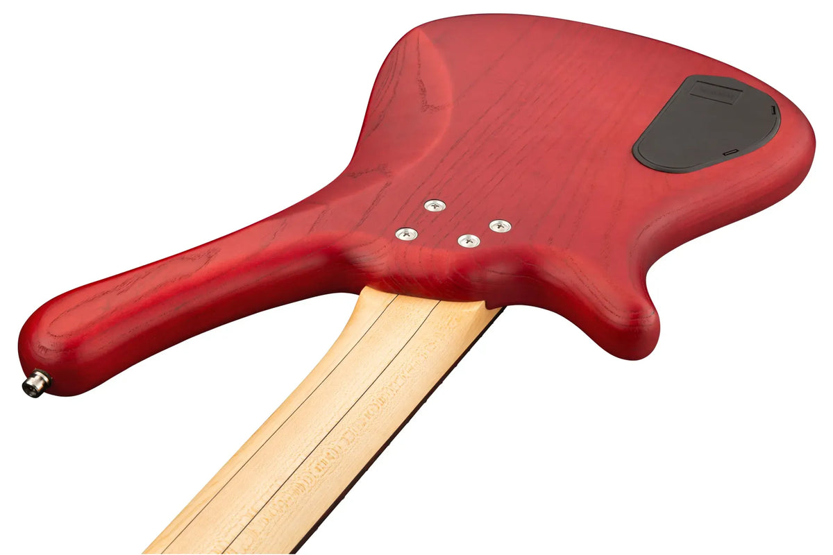 Warwick Rockbass Fortress, 5-String - Burgundy Red Transparent Satin