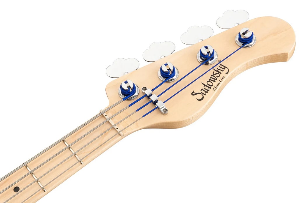 Sadowsky MetroLine 22-Fret Will Lee Bass-Swamp Ash Body-4 String-Natural Transparent Satin