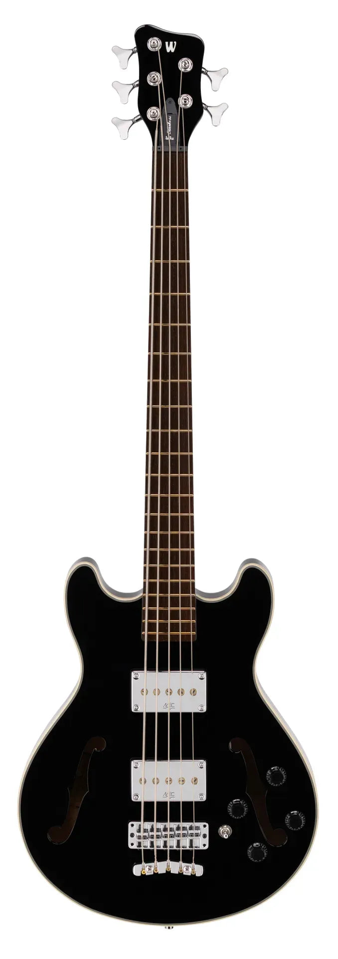 Warwick RockBass Star Bass, 5-String - Solid Black High Polish