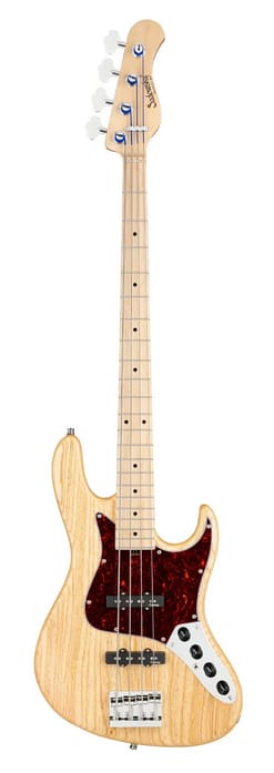 Sadowsky MetroLine 22-Fret Will Lee Bass-Swamp Ash Body-4 String-Natural Transparent Satin