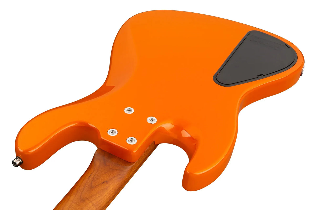 Sadowsky MetroExpress 21-Fret Vintage J/J Bass, Roasted Maple Fingerboard, 4-String - Solid Candy Apple Orange Metallic High Polish