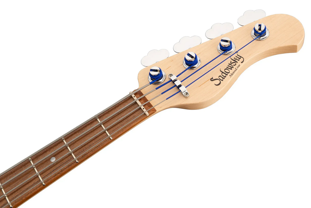 Sadowsky MetroLine 24-Fret Modern Bass-Red Alder Body-4 String-Solid Black Satin
