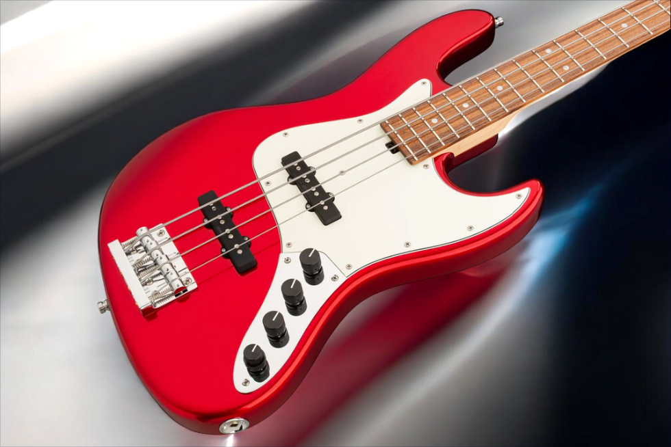 Sadowsky MetroLine 21-Fret Vintage J/J Bass-Red Alder Body-4 String-Solid Candy Apple Red Metallic