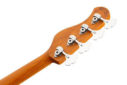 Sadowsky MetroExpress 21-Fret Vintage J/J Bass, Roasted Maple Fingerboard, 4-String - Solid Candy Apple Orange Metallic High Polish