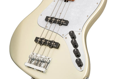 Sadowsky MetroExpress 21-Fret Vintage J/J Bass, Roasted Maple Fingerboard, 4-String - Solid Champagne Metallic High Polish
