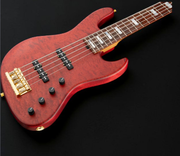Sadowsky MetroLine 21-Fret Standard J/J Bass, Limited Edition 2023, 5-String, Majestic Red Transparent Satin