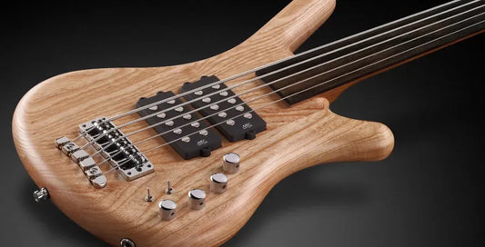 Warwick Pro Series Corvette $$ 5 String Natural Transparent Satin Fretless