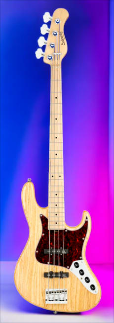 Sadowsky MetroLine 22-Fret Will Lee Bass-Swamp Ash Body-4 String-Natural Transparent Satin