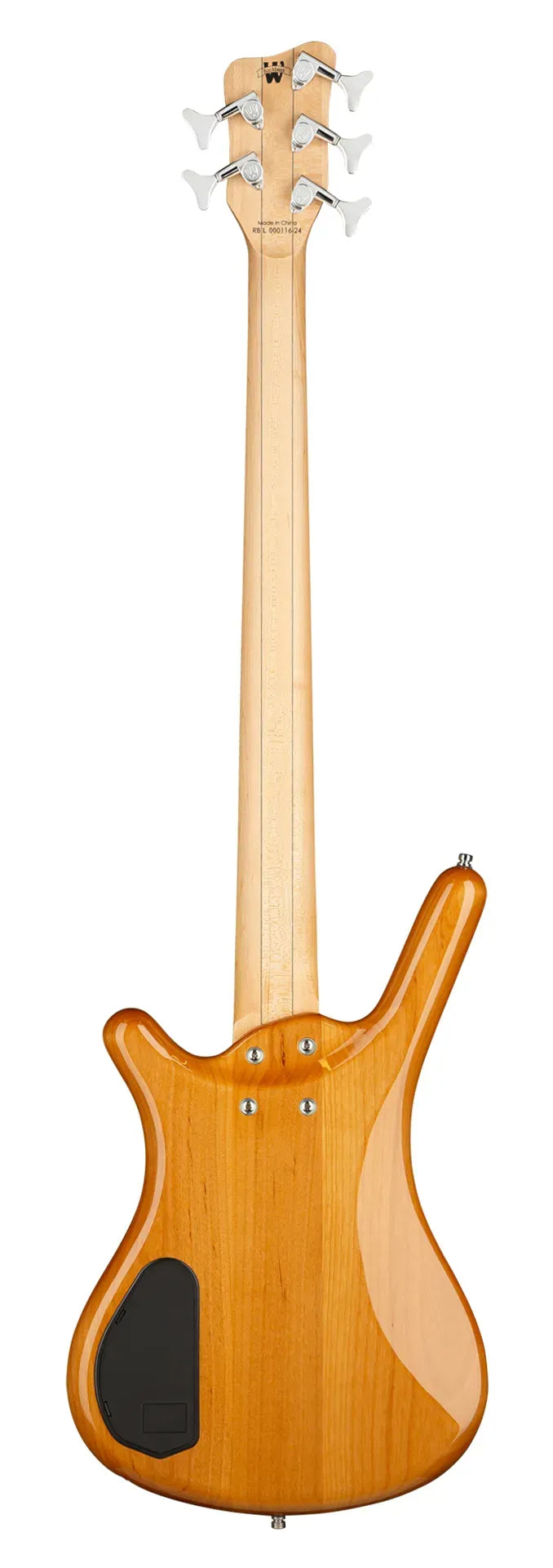 Warwick RockBass Corvette Premiuim, 5-String - Natural Transparent High Polish