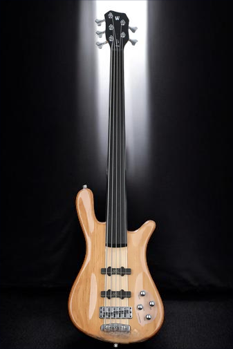 Warwick RockBass Streamer NT I, 5-String, Fretless - Natural Transparent High Polish