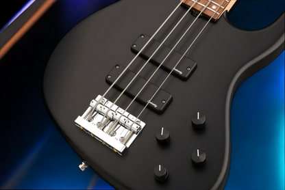 Sadowsky MetroLine 24-Fret Modern Bass-Red Alder Body-4 String-Solid Black Satin