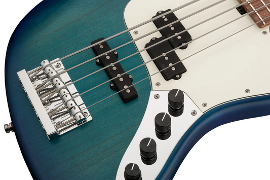 Sadowsky MetroLine 21-Fret Vintage P/J Bass-Red Alder Body-5 String-Bora Blueburst Transparent Satin