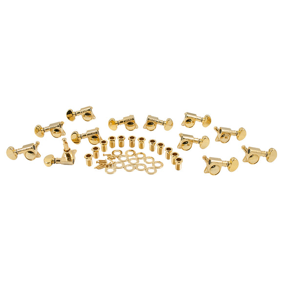 Grover 12 String Mid-Size Rotomatics Gold