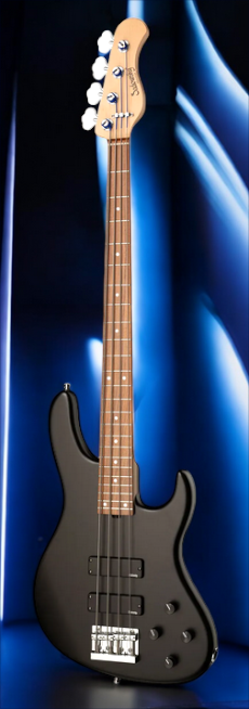 Sadowsky MetroLine 24-Fret Modern Bass-Red Alder Body-4 String-Solid Black Satin