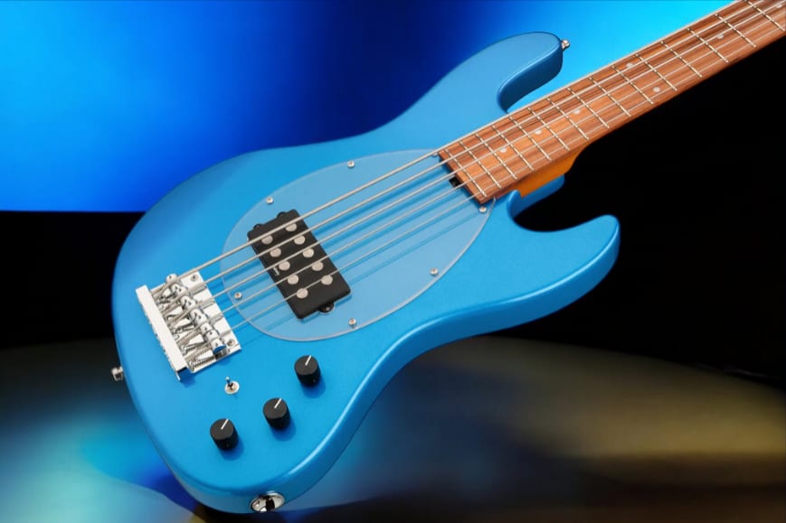 Sadowsky MetroExpress 21-Fret Vintage M Bass Morado Fingerboard 5-String - Solid Ocean Blue Metallic High Polish