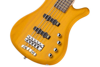 Warwick RockBass Corvette Basic, 5-String - Honey Violin Transparent Satin