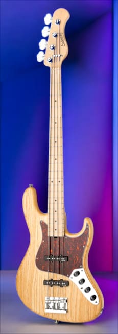Sadowsky MetroLine 22-Fret Will Lee Bass-Swamp Ash Body-4 String-Natural Transparent Satin