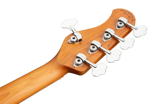 Sadowsky MetroExpress 5-String 24-Fret Modern Bass Roasted Maple Fingerboard 5-String High Polish, Solid Champagne Metallic High Polish