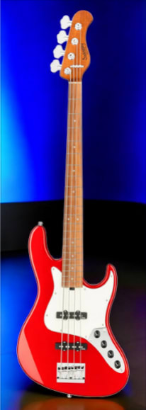 Sadowsky MetroExpress 22-Fret Will Lee Artist Line Bass, Morado Fingerboard, 4-String - Solid Candy Apple Red Metallic High Polish