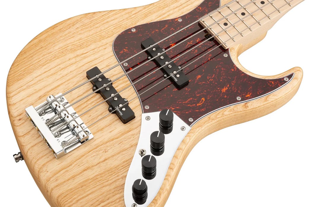 Sadowsky MetroLine 22-Fret Will Lee Bass-Swamp Ash Body-4 String-Natural Transparent Satin