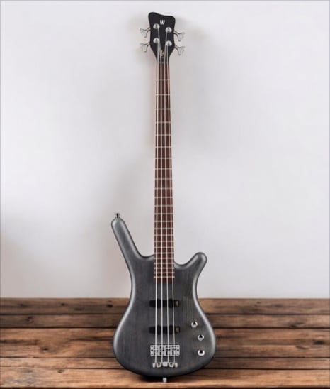 Warwick Pro Series Corvette Standard-4 String-Active-Nirvana Black Transparent Satin