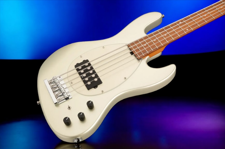 Sadowsky MetroExpress 21-Fret Vintage M Bass Morado Fingerboard 5-String - Solid Champagne Metallic High Polish
