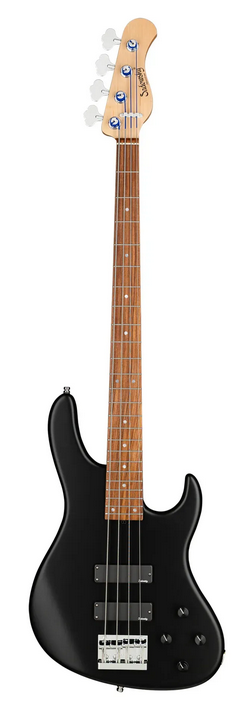 Sadowsky MetroLine 24-Fret Modern Bass-Red Alder Body-4 String-Solid Black Satin